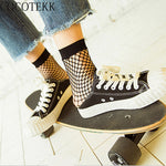 Women's Fishnet Street Wear Ankle Socks 2 Pair