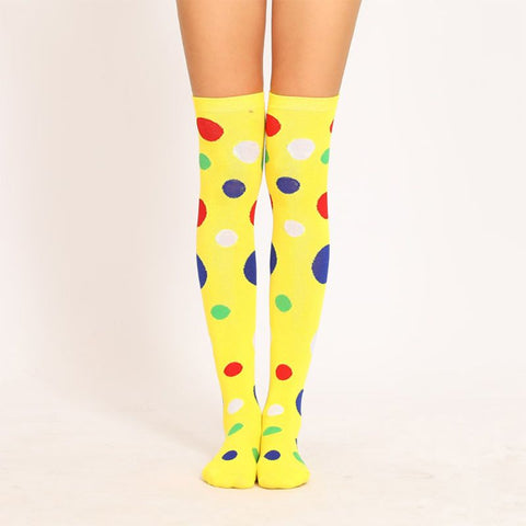 Women's Long Polka-Dot Socks