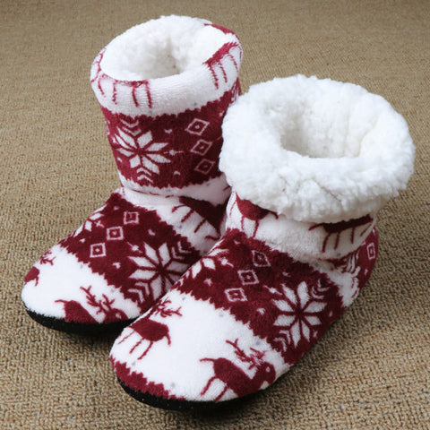 Women's Christmas Plush Slippers Clearance