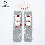Women's Cute Winter Holiday Terry-Loop Socks Clearance