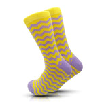 Unisex Colorful Couple's Crew Socks