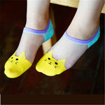 Women's Summer Fun Animal Transparent Ankle Socks