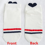 Women's and Girl's 3D Red Heart Happy Ankle Socks