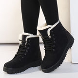 Women's Warm Plush Winter Ankle Boots Clearance