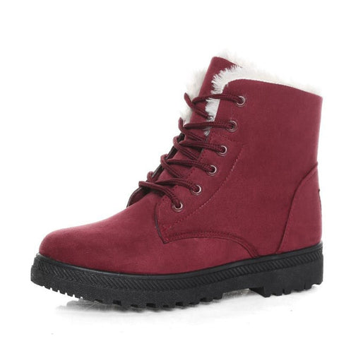 Women's Warm Plush Winter Ankle Boots Clearance