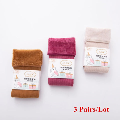 Children's Winter Wool Socks 3 Pairs Clearance