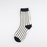 Women's Harajuku Lattice & Vertical Stripes  Casual Socks
