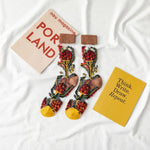 Women's Floral Transparent Ankle Socks