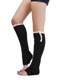 Women's Winter Wool Knit Leg Warmers Clearance