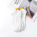 Women's Fun Color Heart Ankle Socks 6 Pairs