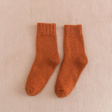 Women's Thick Winter  Wool Harajuku Retro Cashmere Socks 5 Pair Clearance