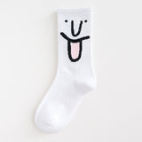 Unisex Anime Face Short Tube  Socks