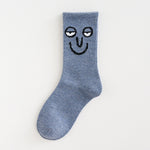 Unisex Anime Face Short Tube  Socks