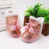 Infant Toddler Sequin Snow Boots Clearance