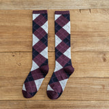 Women's Rhombus Pattern Winter Socks