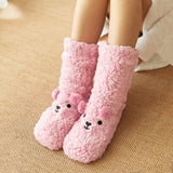 Women's Winter Teddy Bear Sock Slippers Clearance