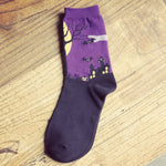 Women's Harajuku Halloween Printed Socks Clearance