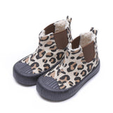 Children's Casual High Top Casual Faux Fur Lined Canvas Shoes Clearance