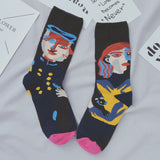 Women's Long Art Cotton Socks