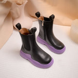 Unisex Toddler Winter Leather Chelsea Boots Clearance