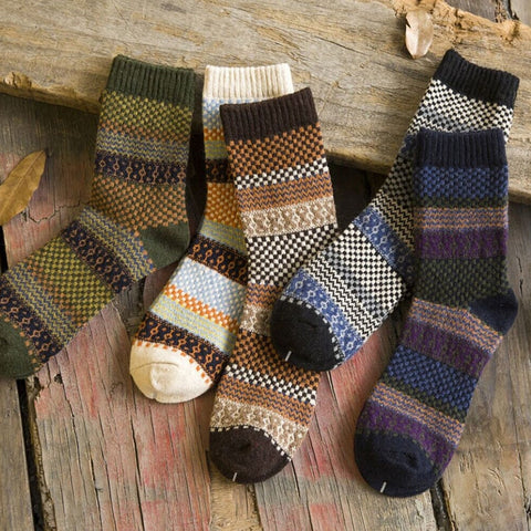 Men's Vintage Winter Cashmere Casual Socks Clearance