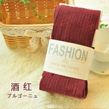 Women's Cotton Knit Candy Color Warm Tights Clearance