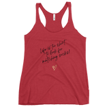 Women's Racer-Back Tank - Life Is Too Short